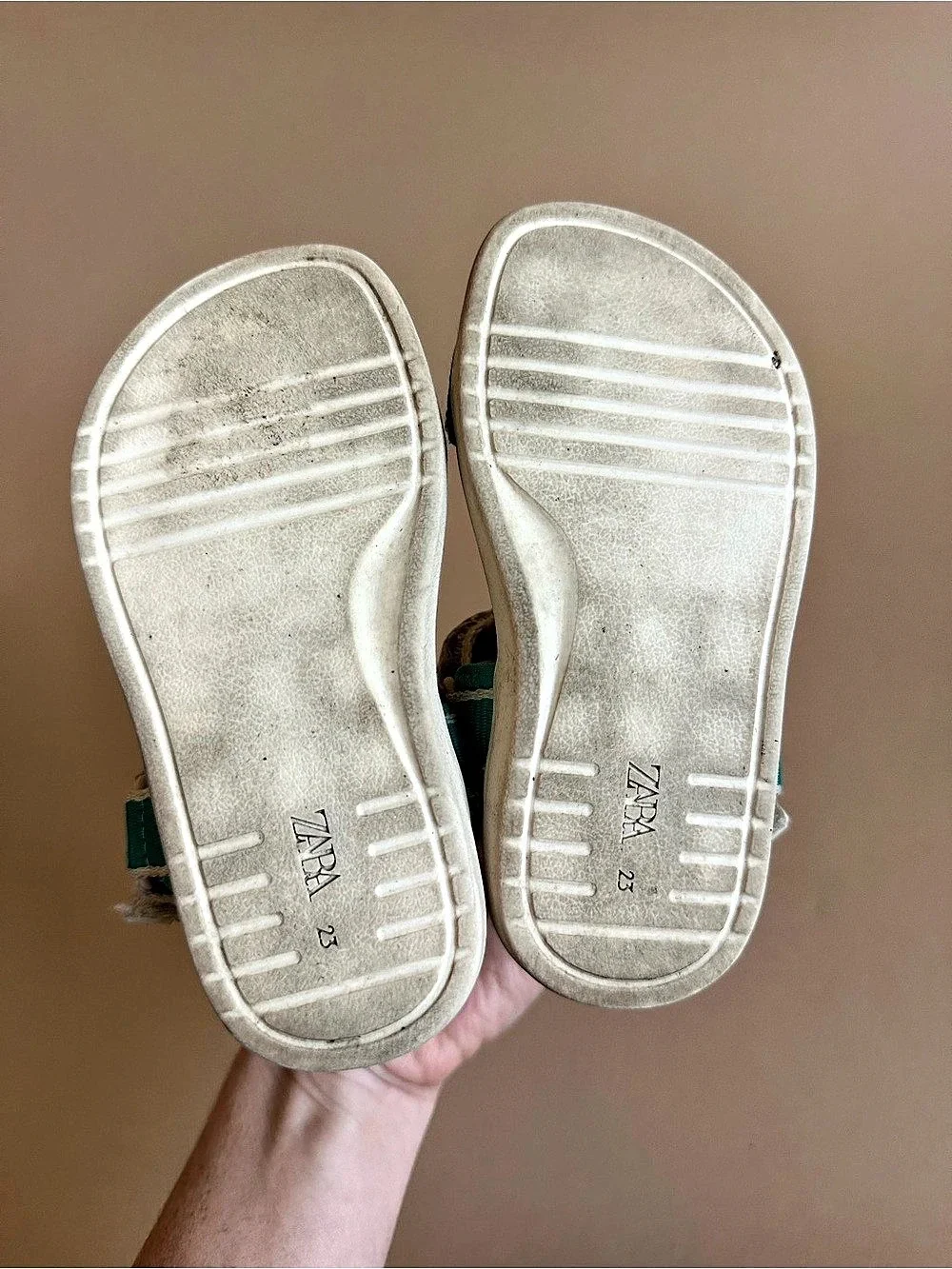 Zara Colorblock Toddler Sport Sandals Sz 7 Vacation Shoes Tropical Play Daycare